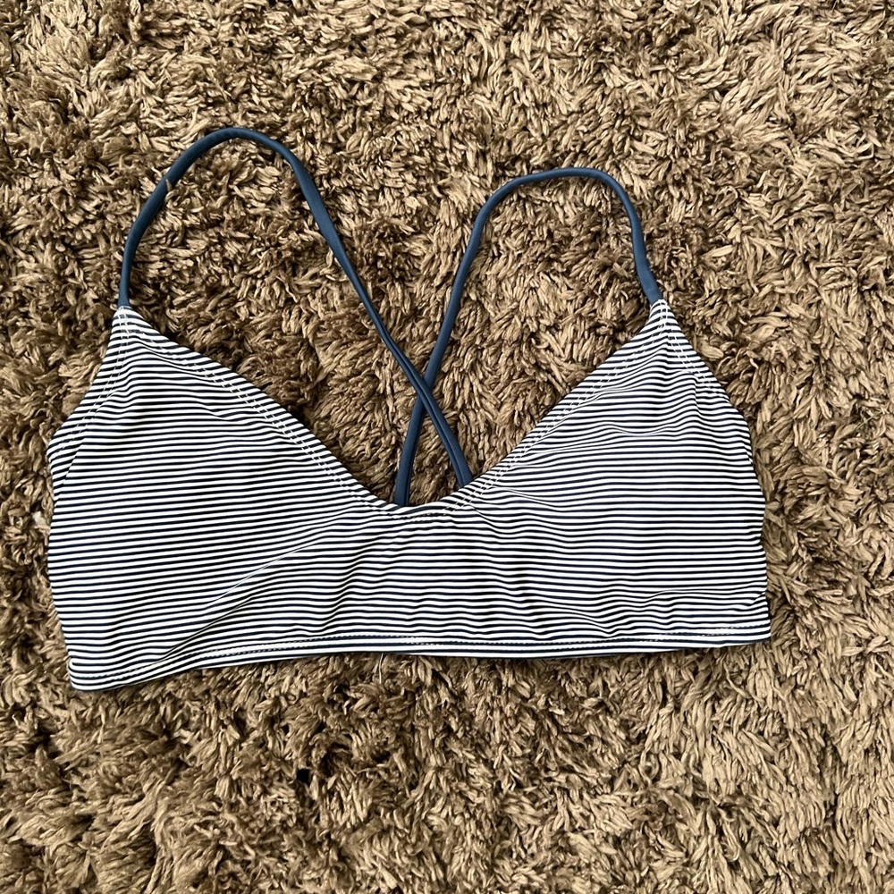 NoBo blue swim top